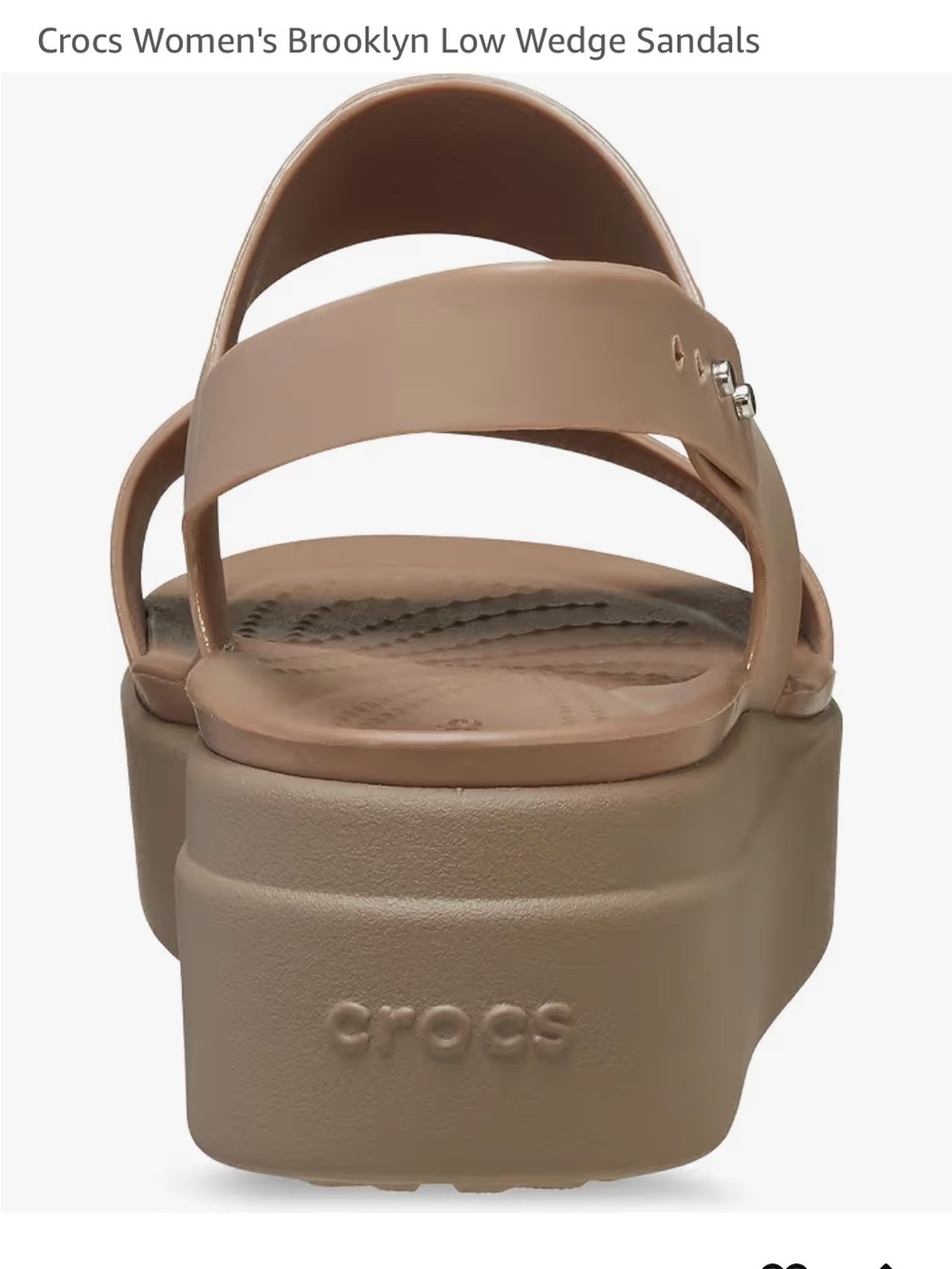 CROCS Women’s Brooklyn Sandals - Picture 9 of 10
